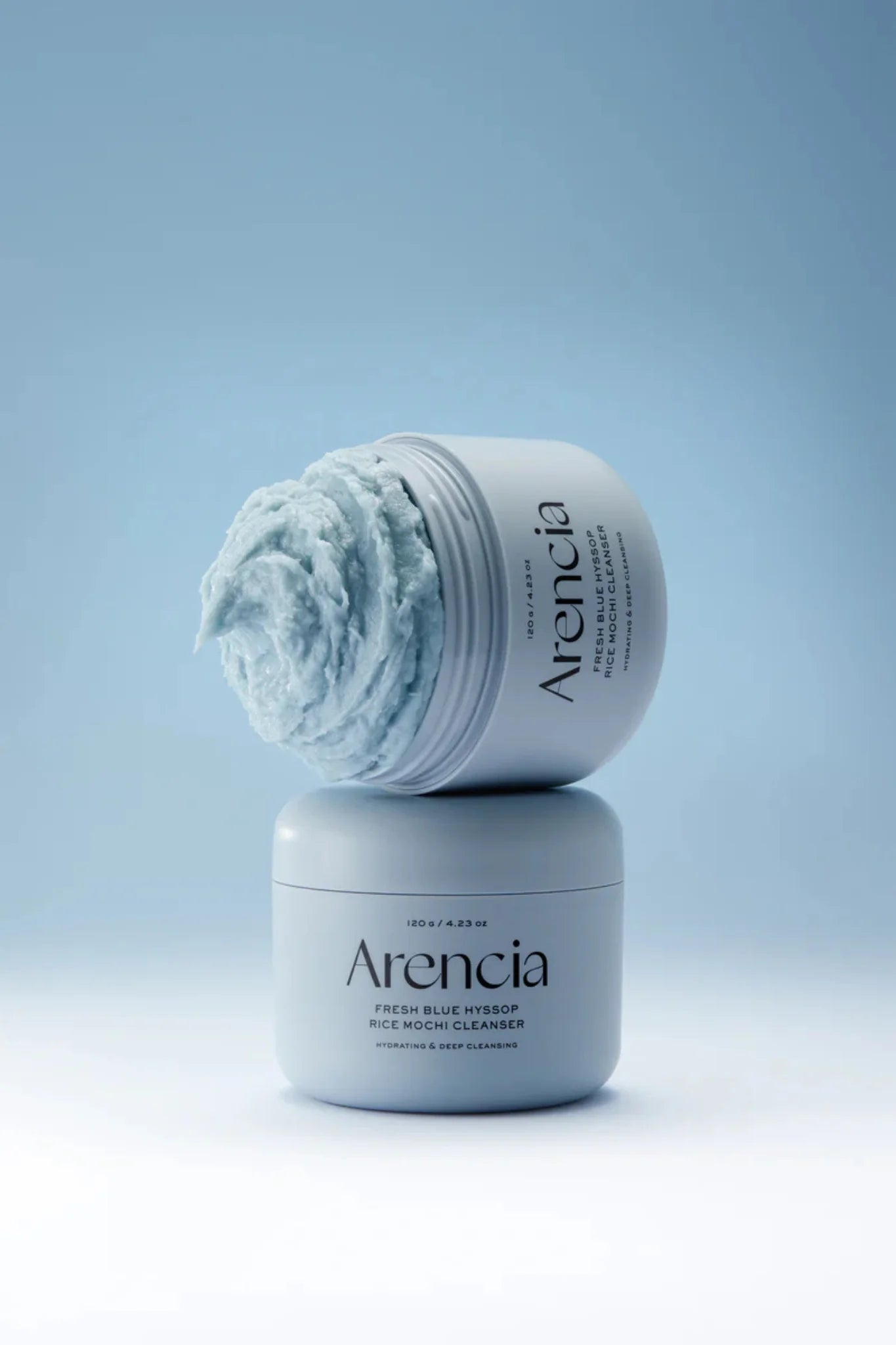 Arencia – Fresh Blue Hyssop Rice Mochi Cleanser 120g