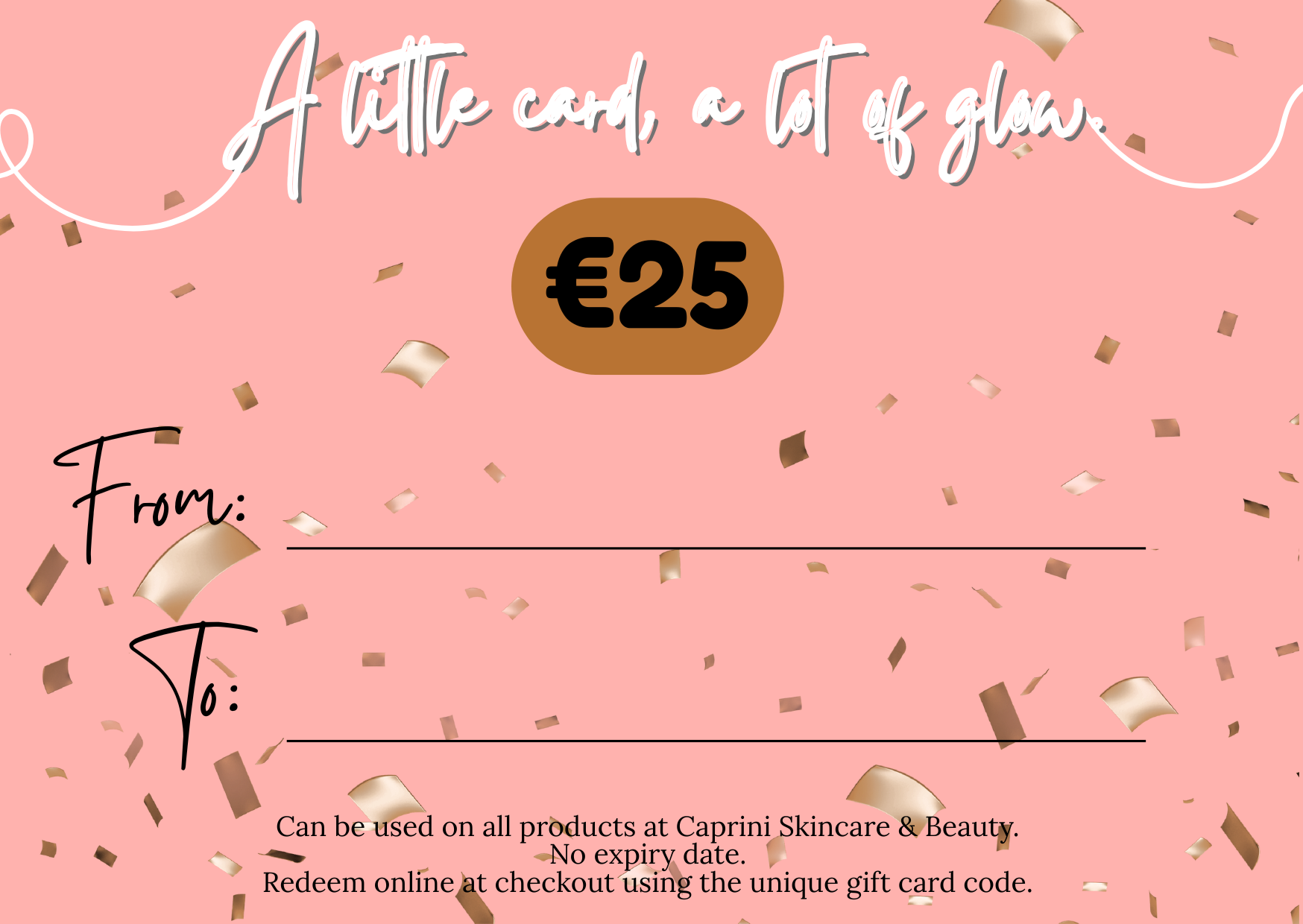 Bronze Gift Card (€25)