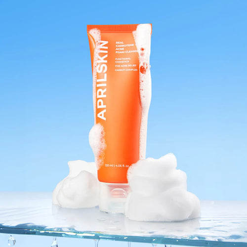 APRILSKIN - Real Carrotene Acne Foam Cleanser 120ml