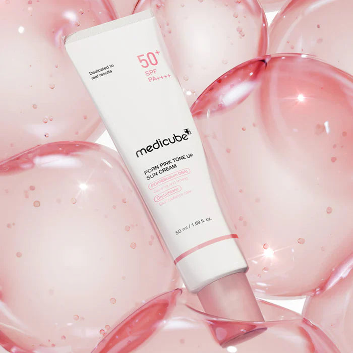 Medicube PDRN Pink Tone Up Sun Cream SPF50+