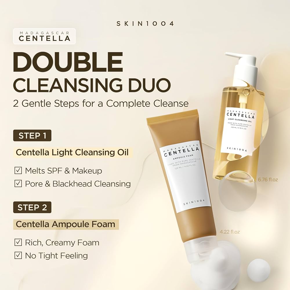 SKIN1004 - Madagascar Centella Double Cleansing Duo - 200ml / 125ml