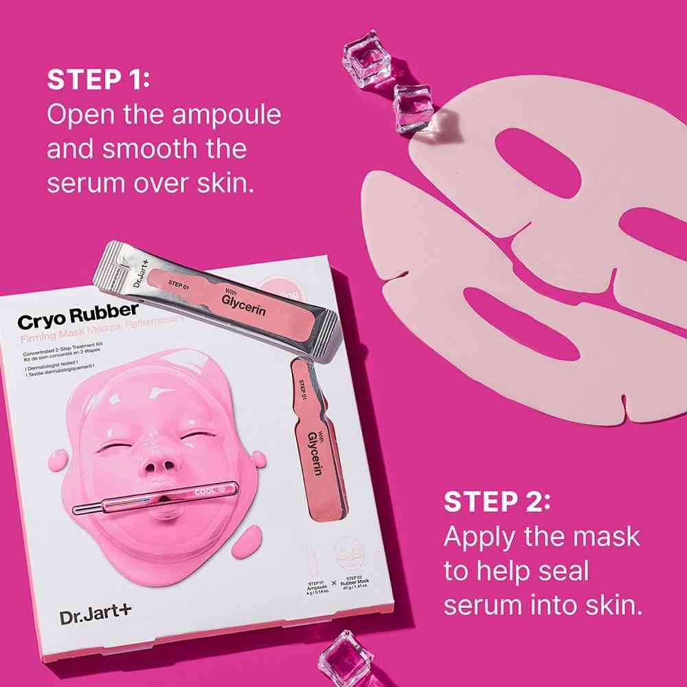 Dr.Jart+ - Cryo Rubber Firming Mask With Adenosine 4g (Serum) + 40g (Sheet Mask)