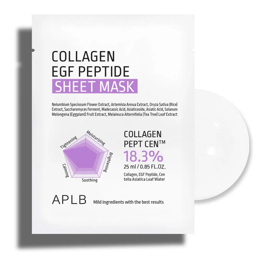 APLB - Collagen EGF Peptide Sheet Mask (1pc)