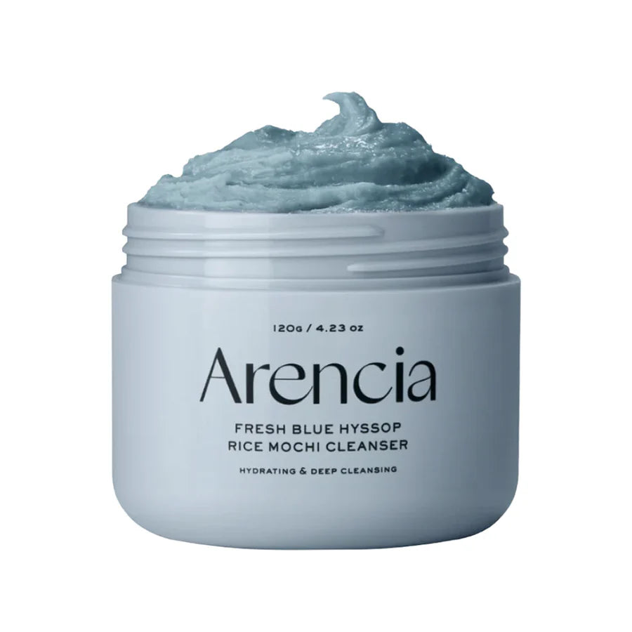 Arencia – Fresh Blue Hyssop Rice Mochi Cleanser 120g
