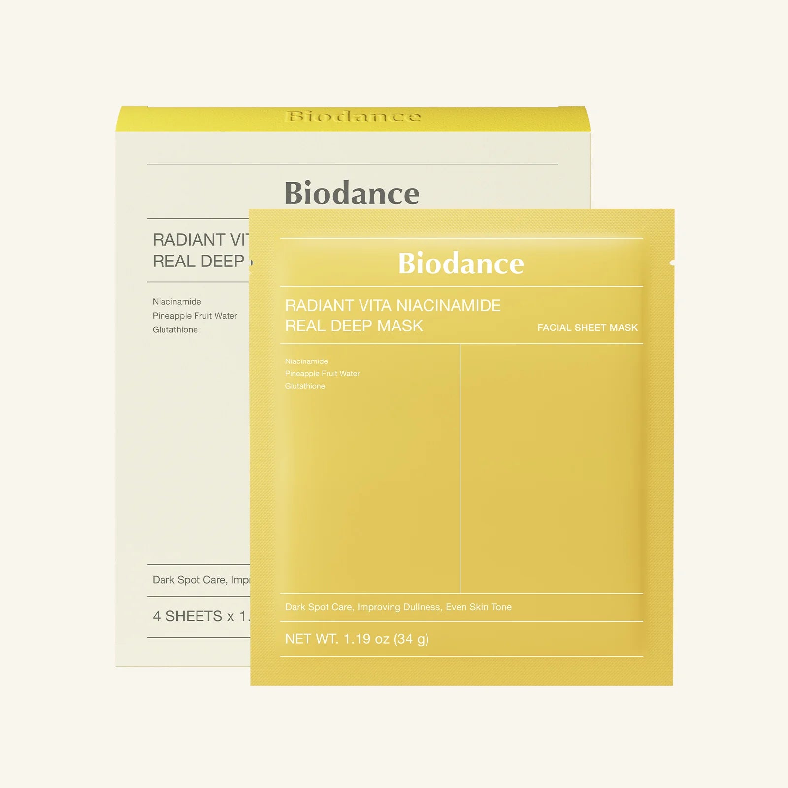 Biodance – Radiant Vita Niacinamide Real Deep Mask