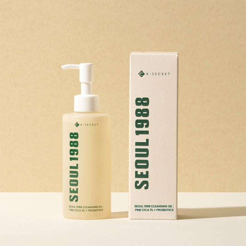 K-Secret Seoul 1988 Cleansing Oil - Pine Cica 1% + Probiotics 200ml