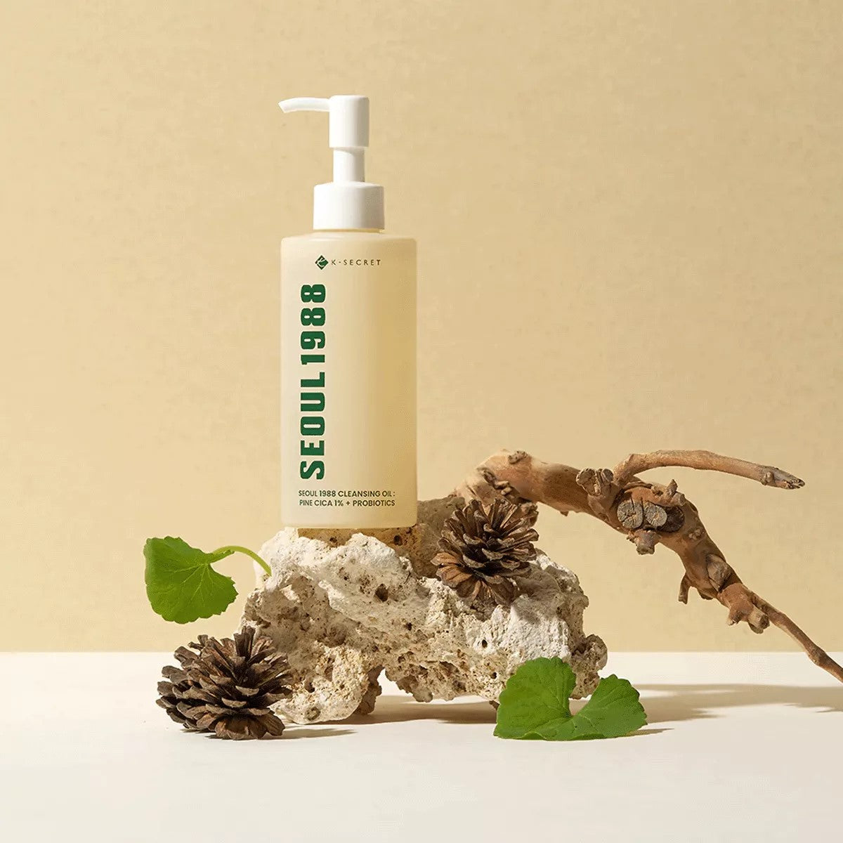 K-Secret Seoul 1988 Cleansing Oil - Pine Cica 1% + Probiotics 200ml