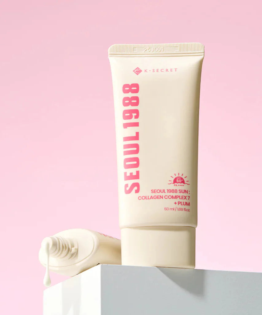 K-SECRET – SEOUL 1988 Sun : Collagen Complex 7 + Plum SPF50+PA++++ 50ml