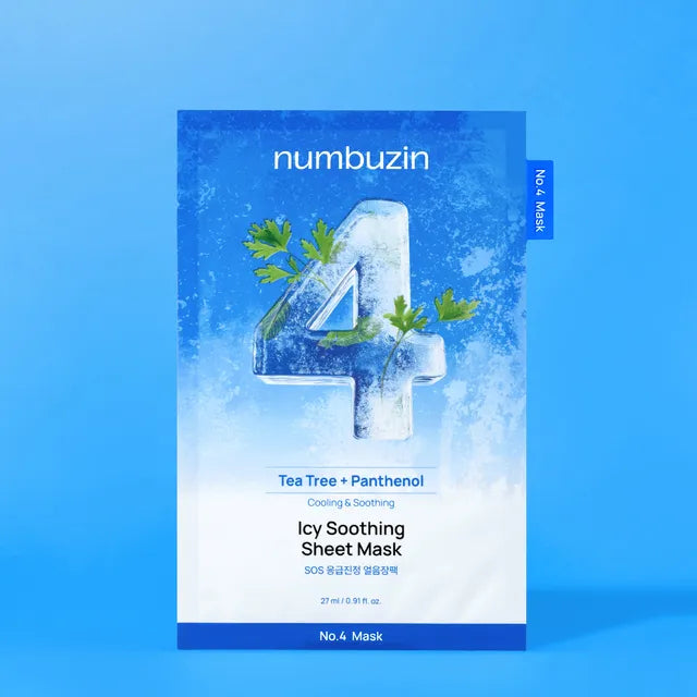 Numbuzin - No.4 Icy Soothing Sheet Mask (1pc)