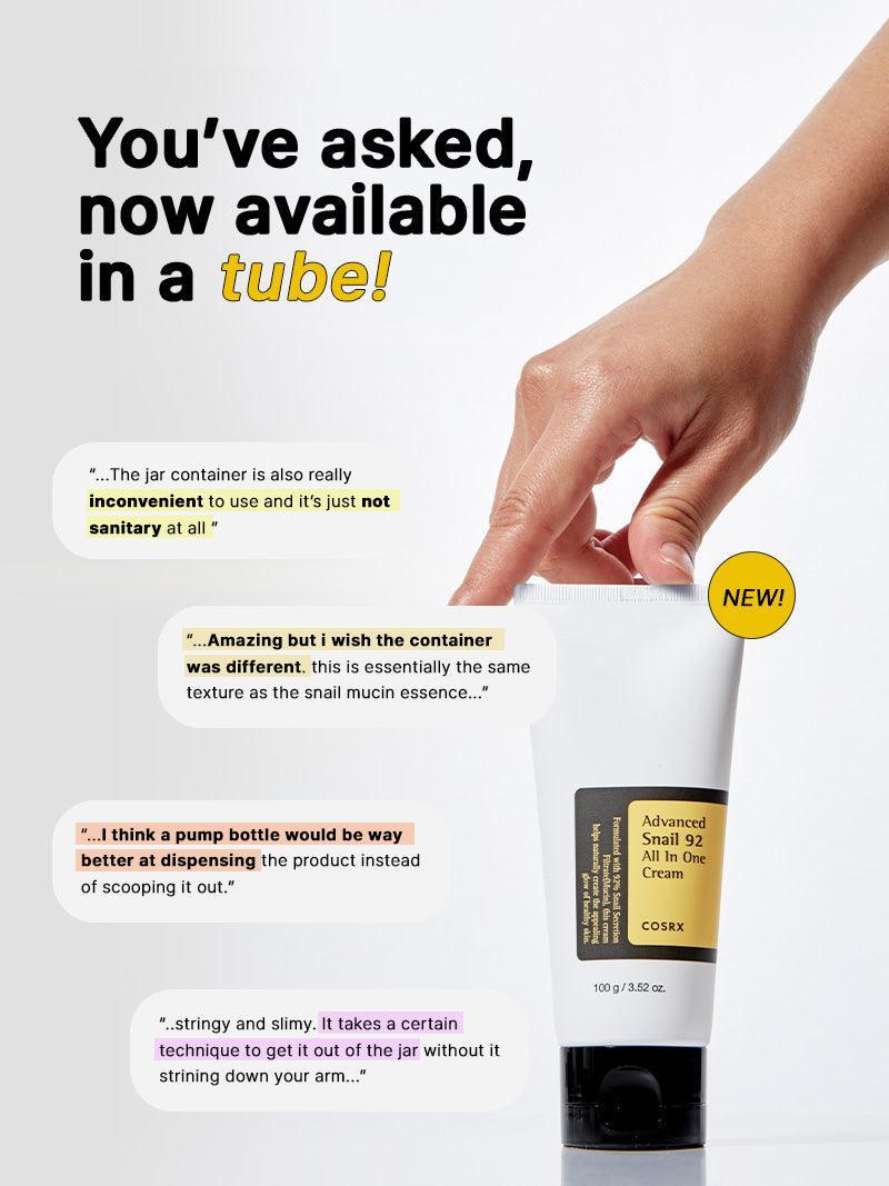 COSRX - Advanced Snail 92 All In One Cream Tube 50g