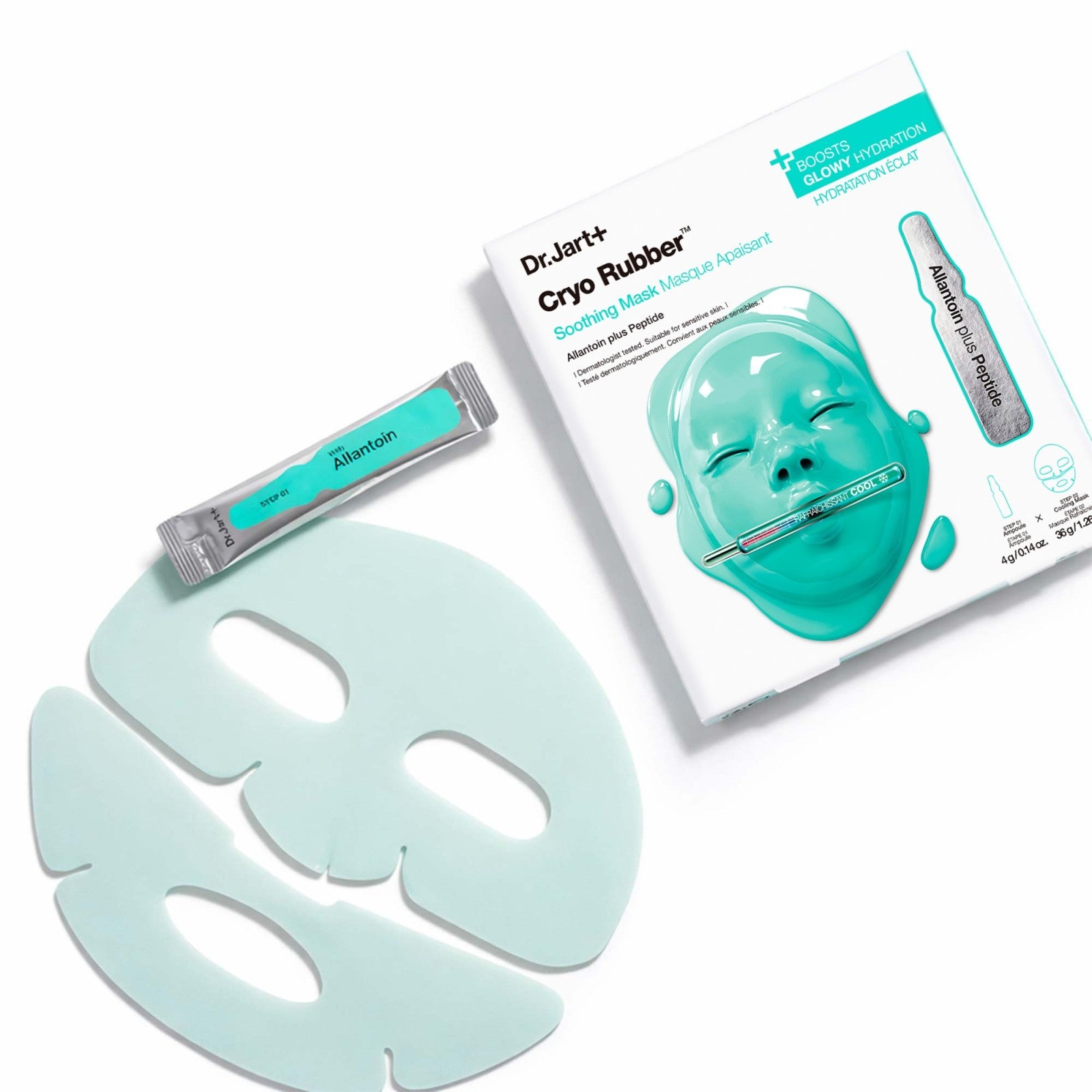 Dr.Jart+ - Cryo Rubber with Soothing Allantoin Mask 4g (Serum) + 40g (Sheet Mask)