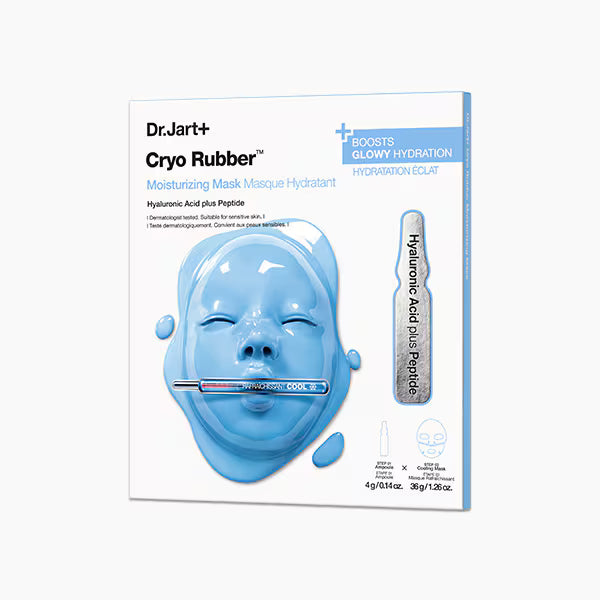 Dr.Jart+ - Cryo Rubber with Moisturizing Hyaluronic Acid Mask 4g (Serum) + 40g (Sheet Mask)