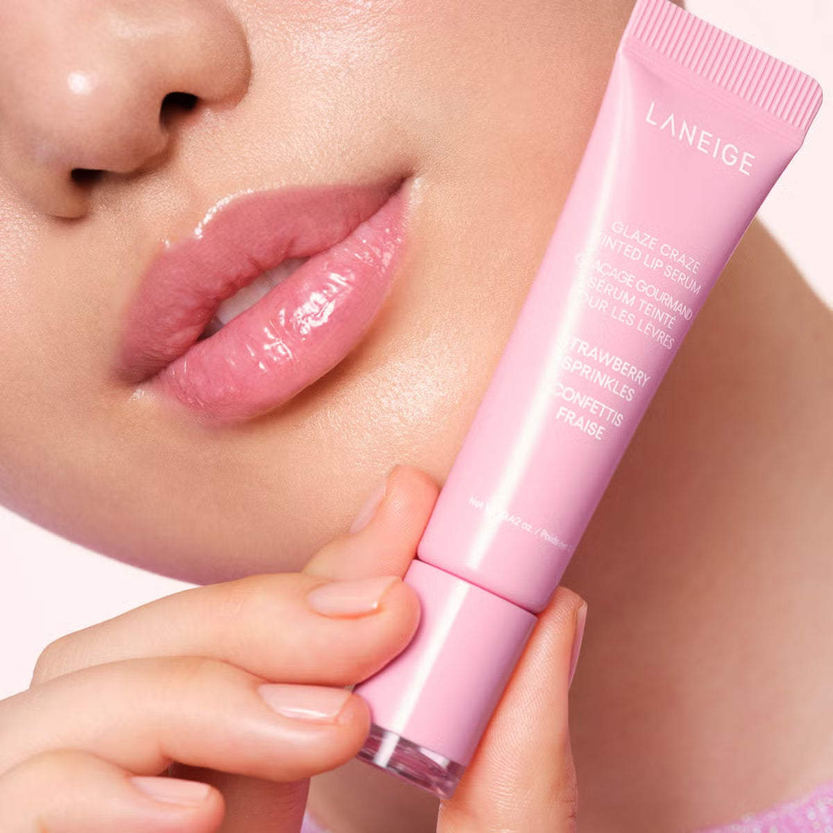Laneige - Glaze Craze Tinted Lip Serum (Strawberry Sprinkles)