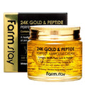 Farmstay – 24K Gold & Peptide Perfect Ampoule Cream Moisturising